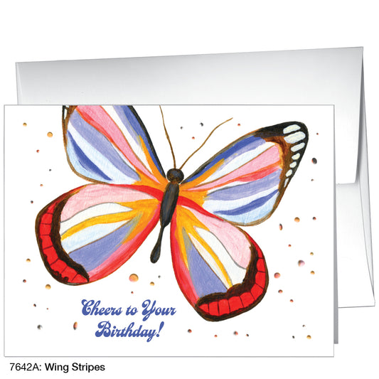 Wing Stripes, Greeting Card (7642A)