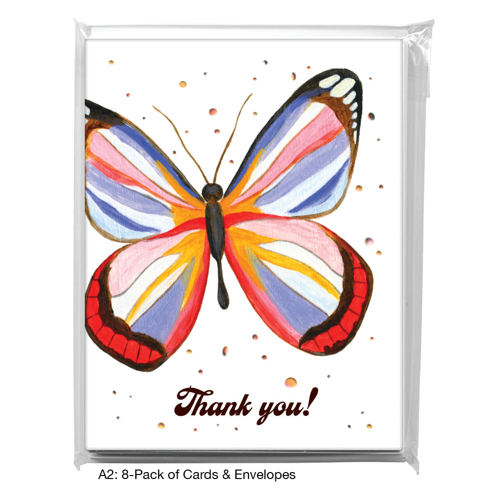 Wing Stripes, Greeting Card (7642K)