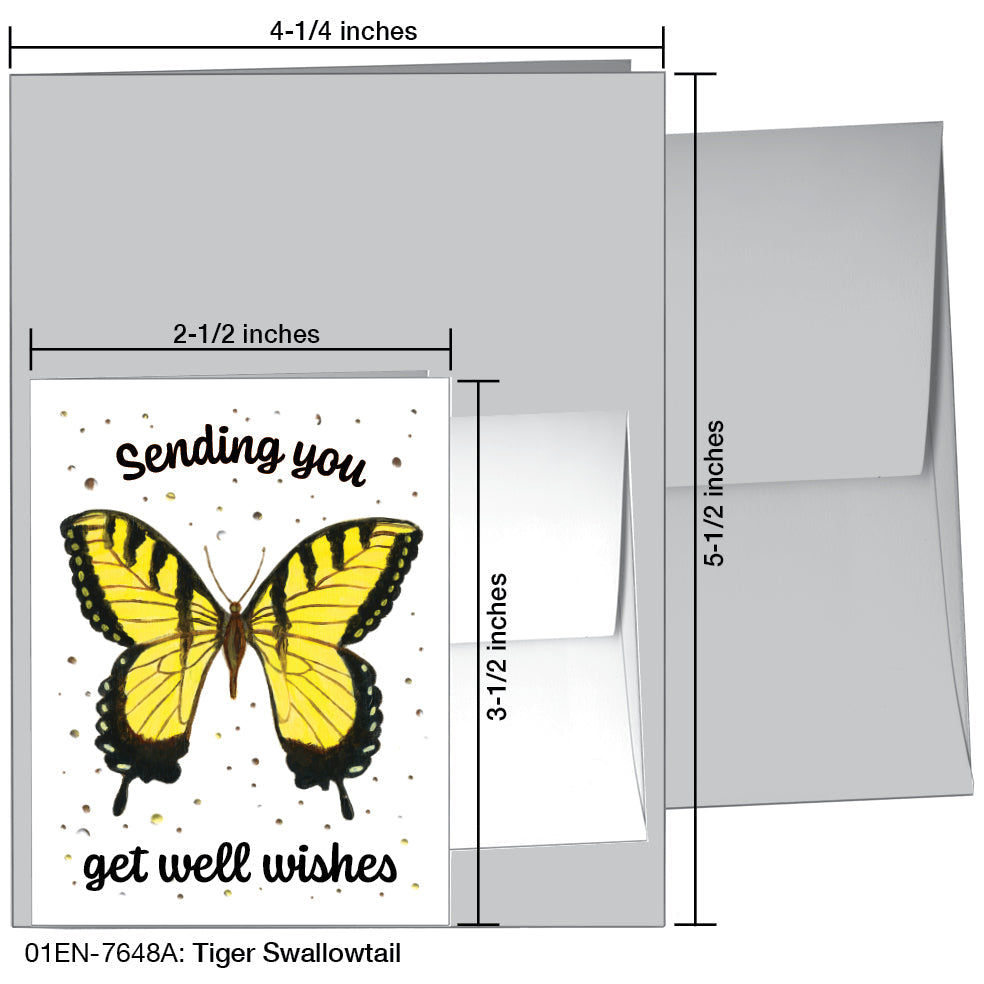 Tiger Swallowtail, Greeting Card (7648A)