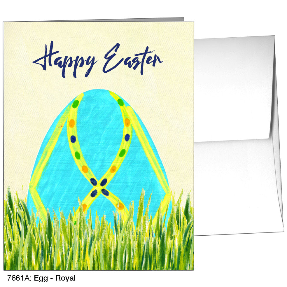 Egg - Royal, Greeting Card (7661A)