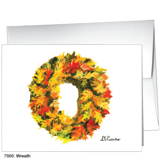 Wreath, Greeting Card (7666)