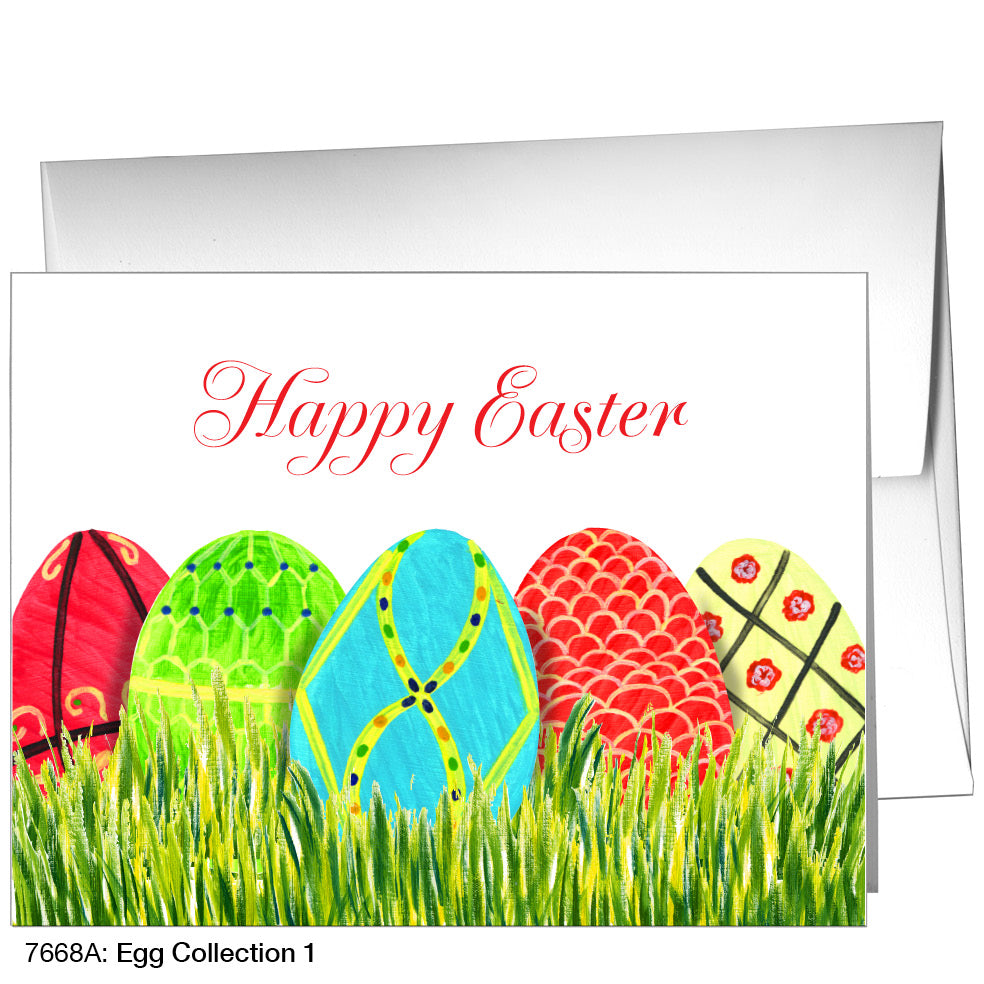 Egg Collection 1, Greeting Card (7668A)