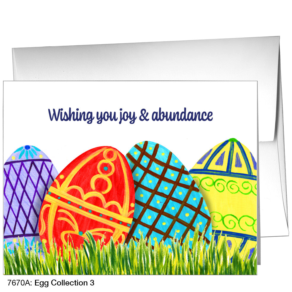 Egg Collection 3, Greeting Card (7670A)