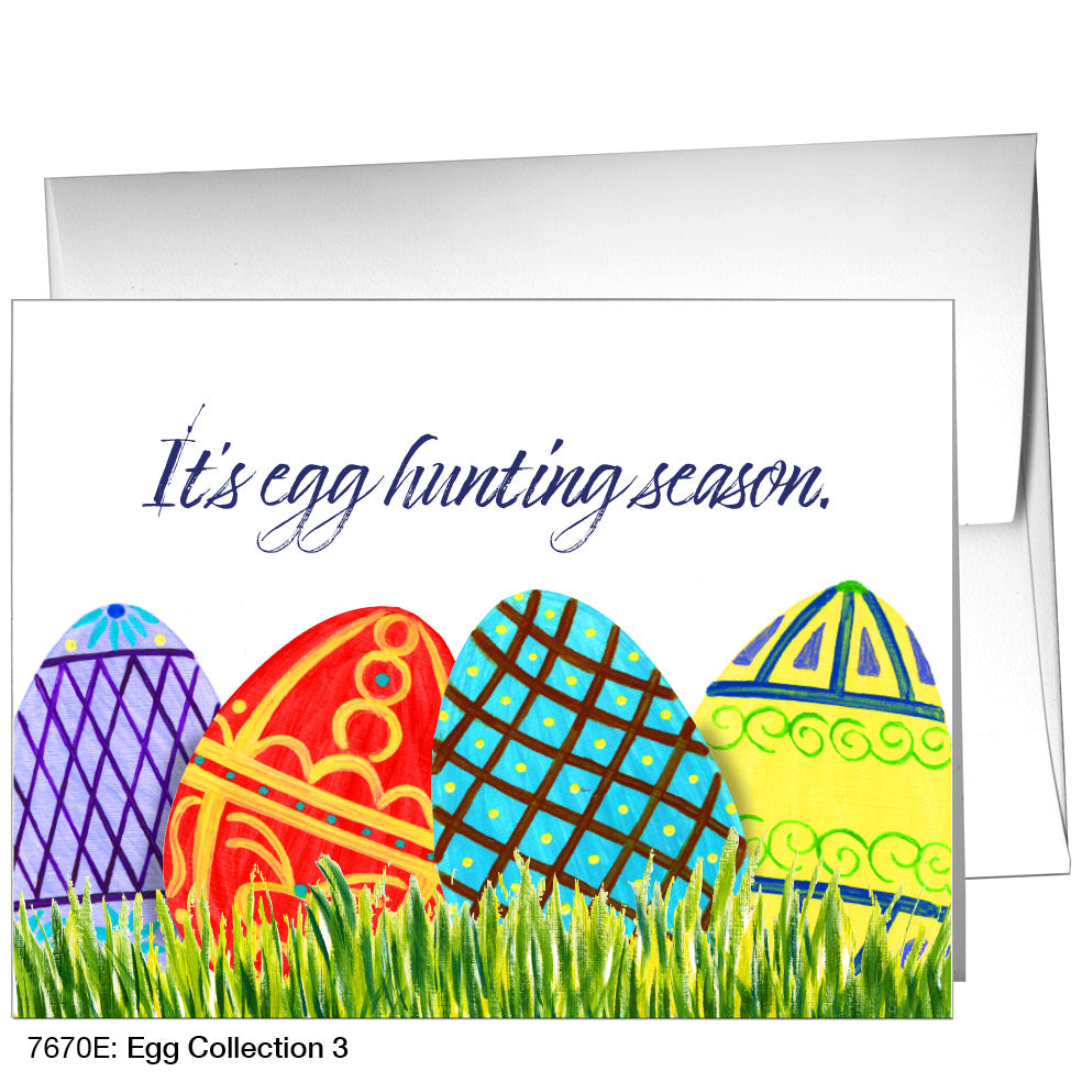 Egg Collection 3, Greeting Card (7670E)