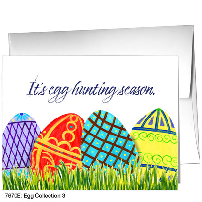 Egg Collection 3, Greeting Card (7670E)