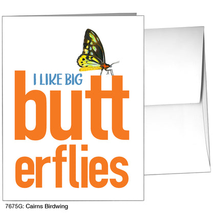 Cairns Birdwing, Greeting Card (7675G)