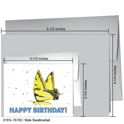 Side Swallowtail, Greeting Card (7678C)