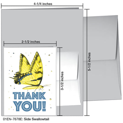 Side Swallowtail, Greeting Card (7678E)