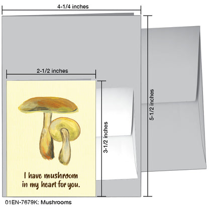 Mushrooms, Greeting Card (7679K)