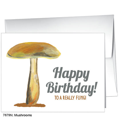 Mushrooms, Greeting Card (7679N)