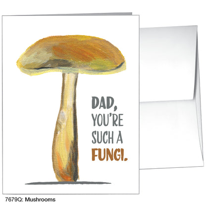 Mushrooms, Greeting Card (7679Q)