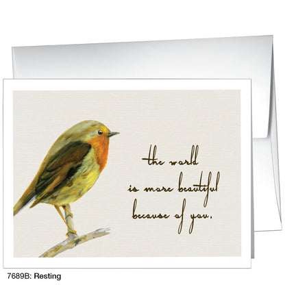 Resting, Greeting Card (7689B)