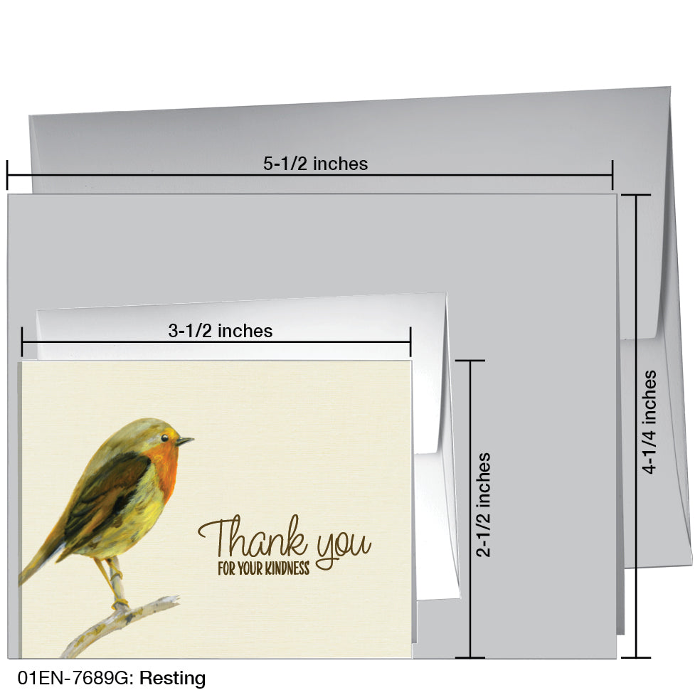 Resting, Greeting Card (7689G)