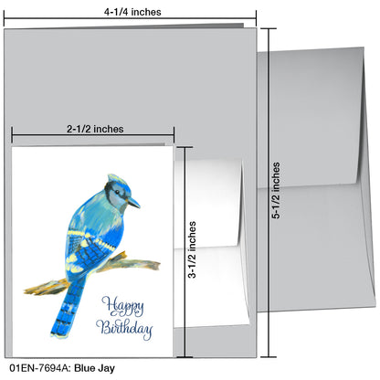 Blue Jay, Greeting Card (7694A)