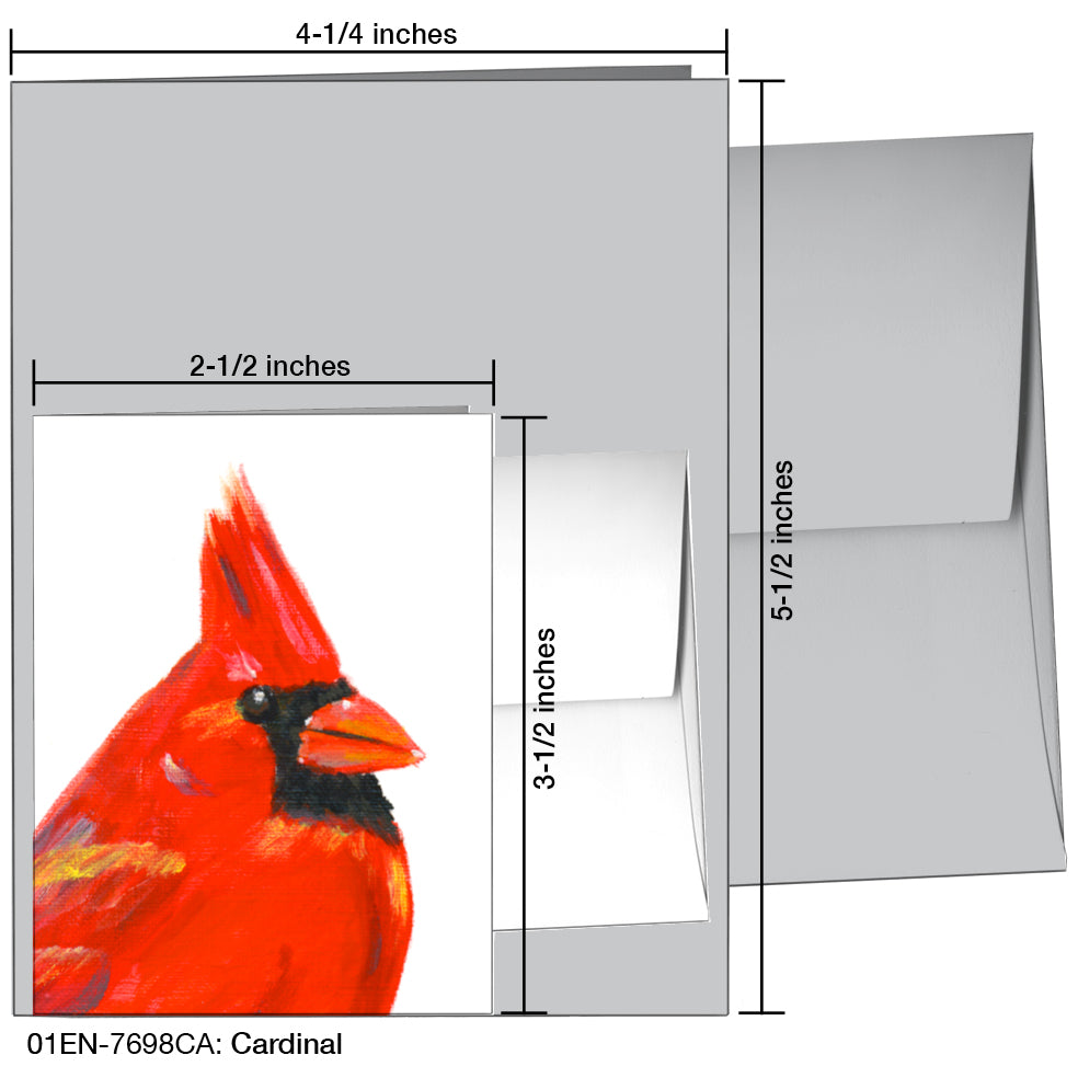 Cardinal, Greeting Card (7698CA)