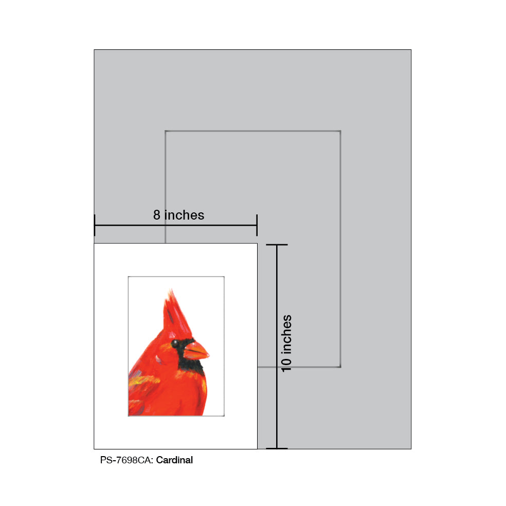 Cardinal, Print (#7698CA)