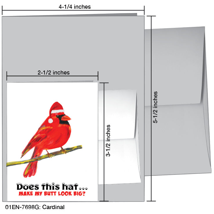 Cardinal, Greeting Card (7698G)