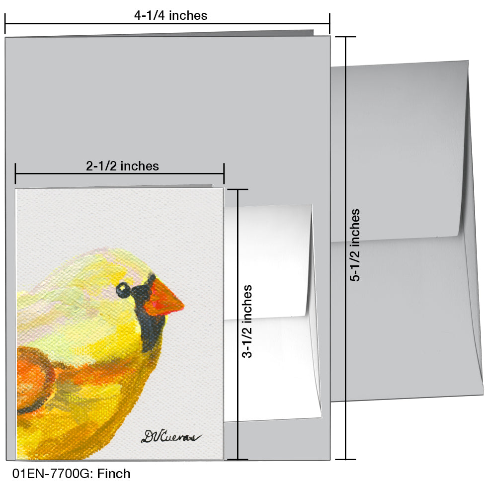 Finch, Greeting Card (7700G)