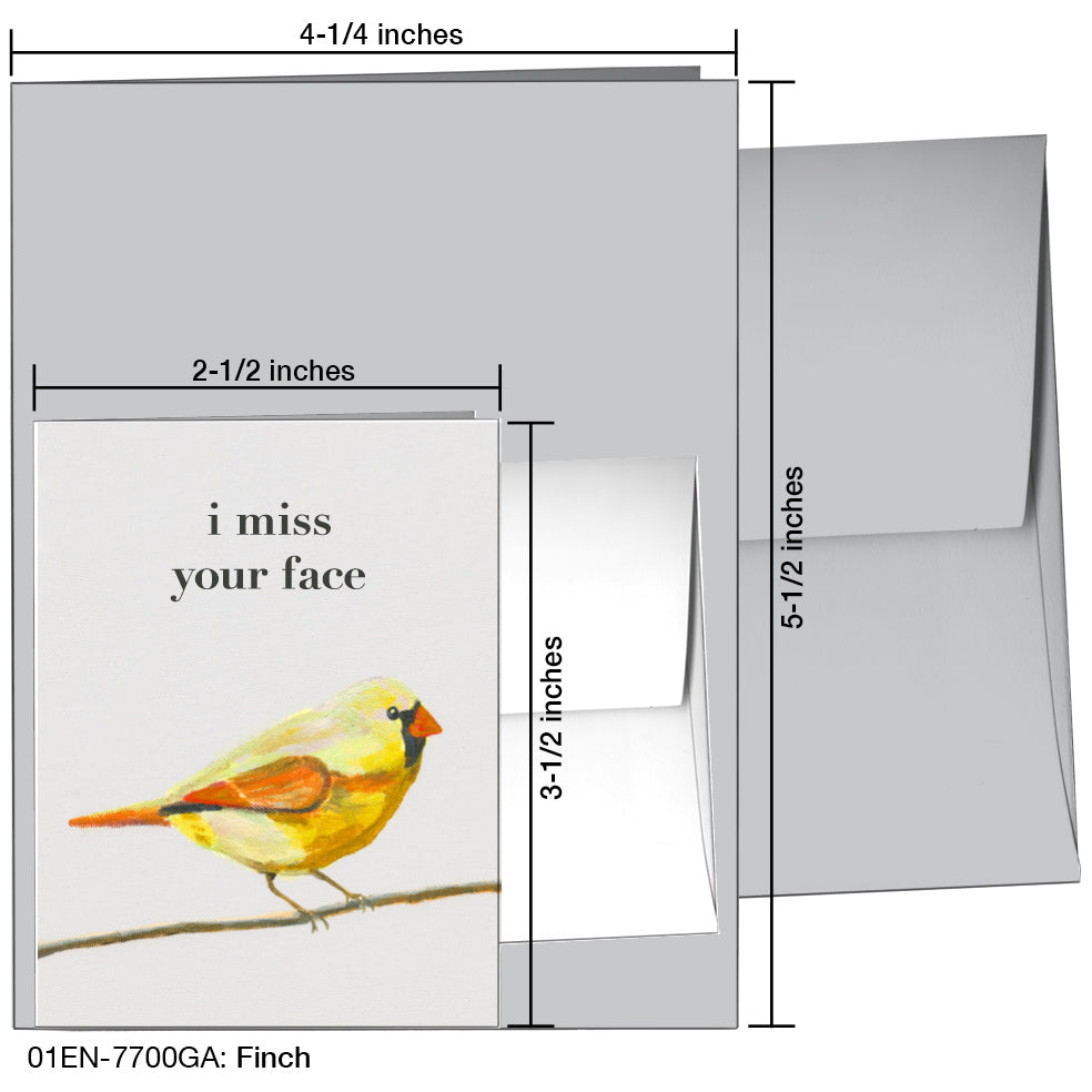 Finch, Greeting Card (7700GA)