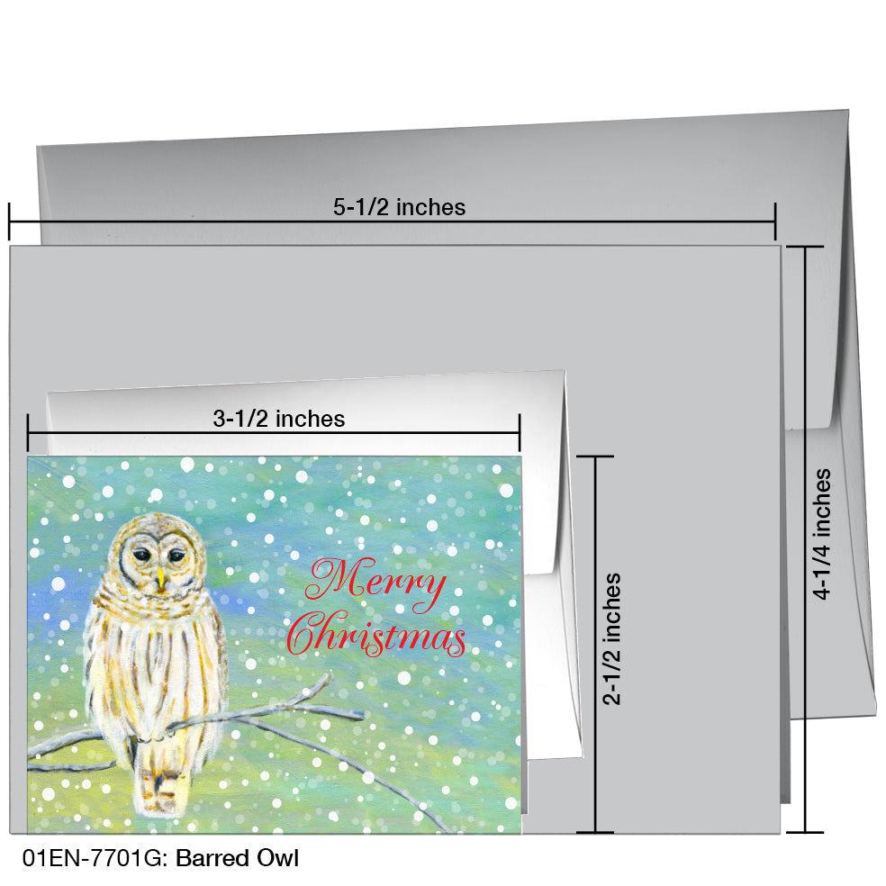 Barred Owl, Greeting Card (7701G)