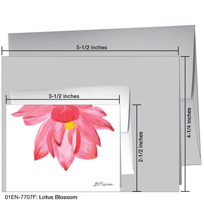 Lotus Blossom, Greeting Card (7707F)