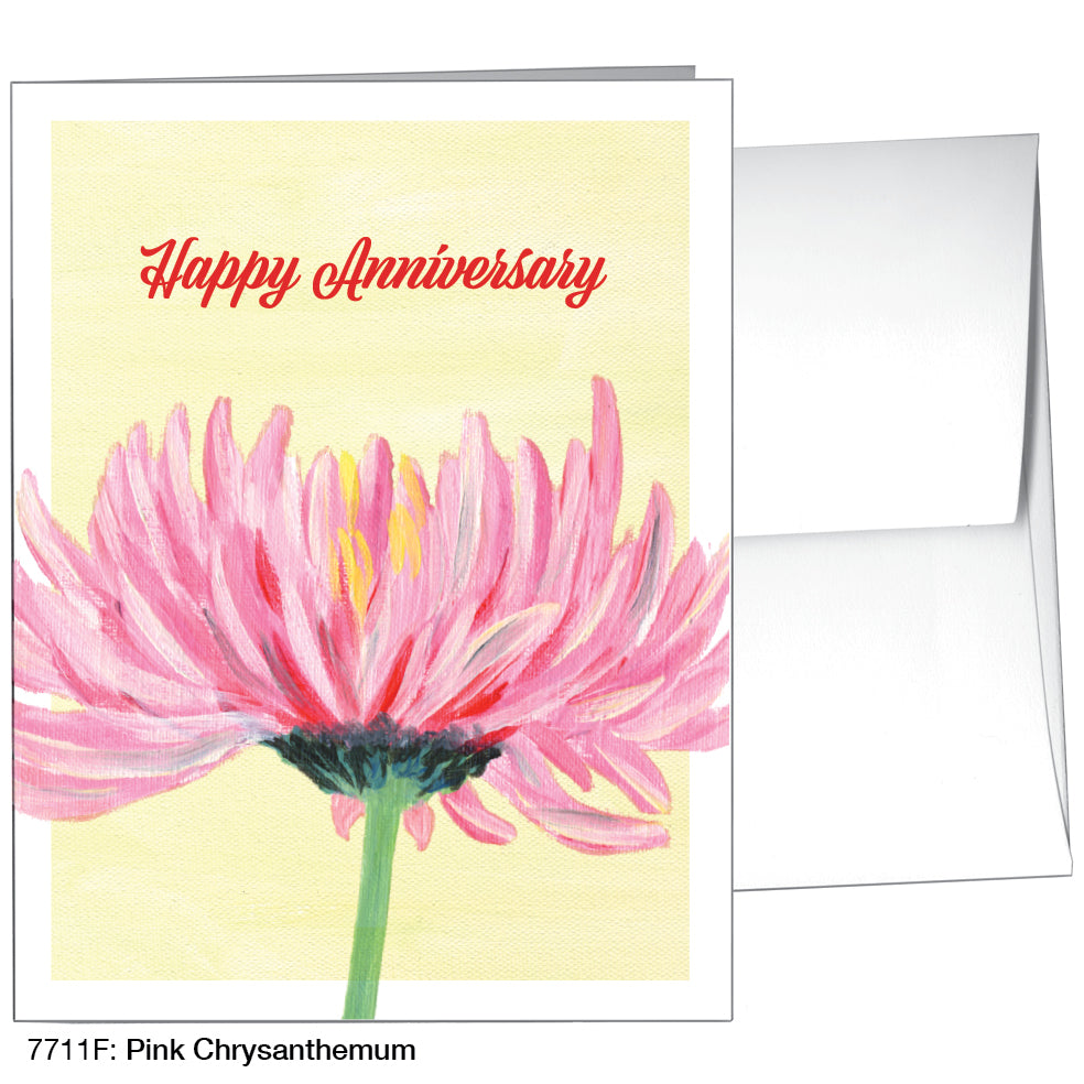 Pink Chrysanthemum, Greeting Card (7711F)