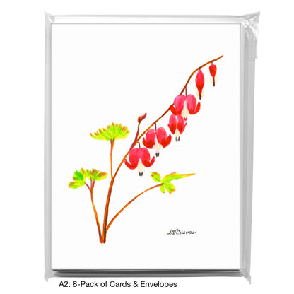 Bleeding Heart, Greeting Card (7714)