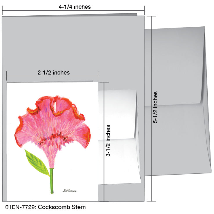 Cockscomb Stem, Greeting Card (7729)