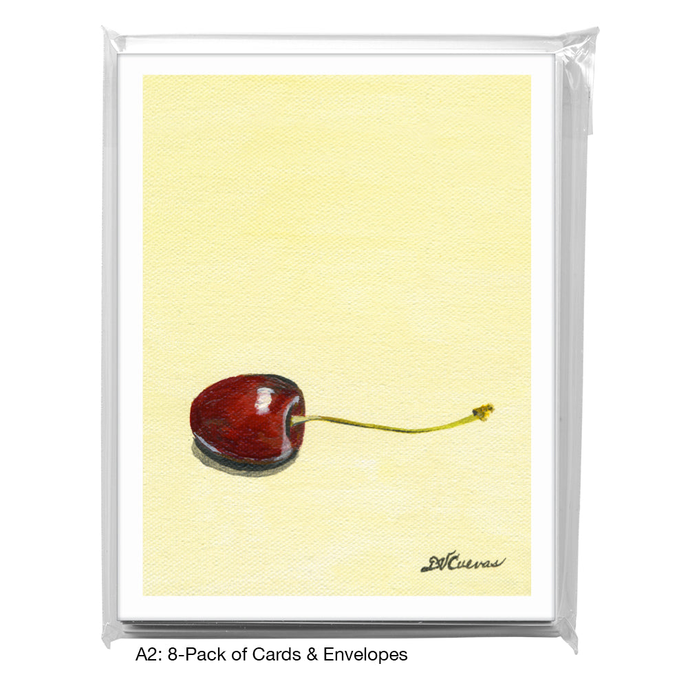 Cherry Sideways, Greeting Card (7733D)