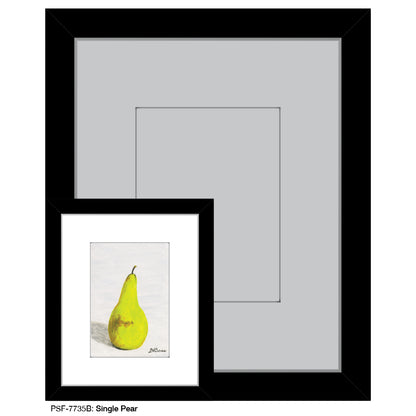 Single Pear, Print (#7735B)