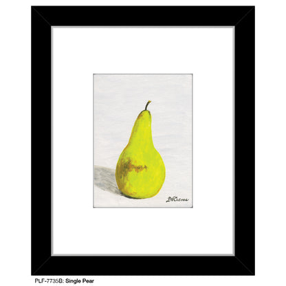 Single Pear, Print (#7735B)