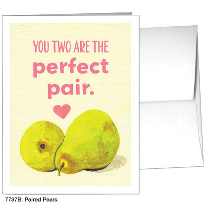 Paired Pears, Greeting Card (7737B)