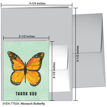 Monarch Butterfly, Greeting Card (7752A)