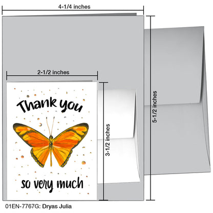 Dryas Julia, Greeting Card (7767G)