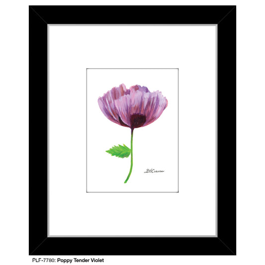 Poppy Tender Violet, Print (#7780)