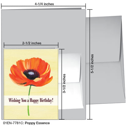 Poppy Essence, Greeting Card (7781C)