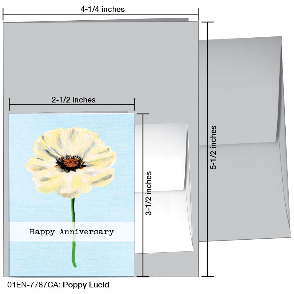 Poppy Lucid, Greeting Card (7787CA)