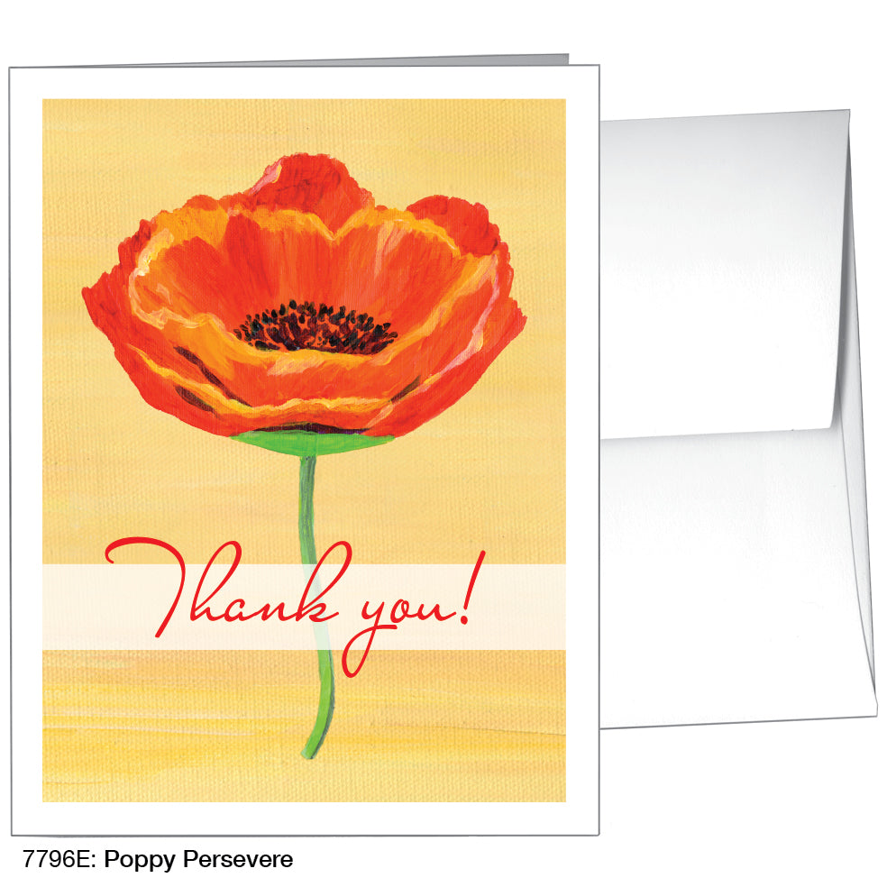 Poppy Persevere, Greeting Card (7796E)