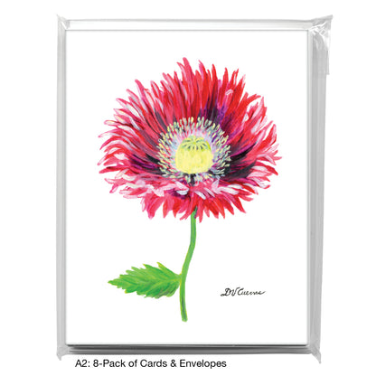 Poppy Charisma, Greeting Card (7808)