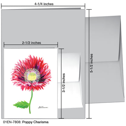 Poppy Charisma, Greeting Card (7808)