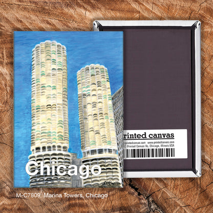 Marina Towers, Chicago, Magnet (7809)