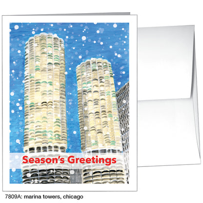 Marina Towers, Chicago, Greeting Card (7809A)