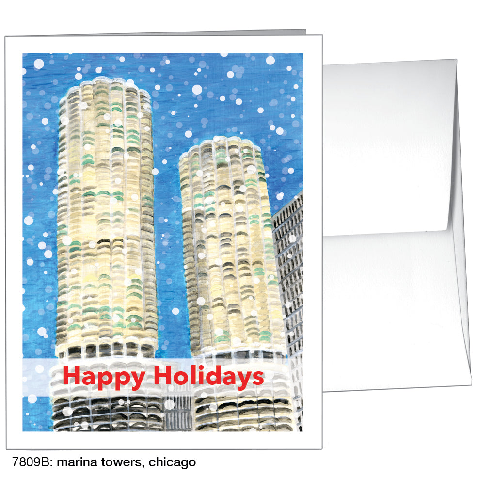 Marina Towers, Chicago, Greeting Card (7809B)