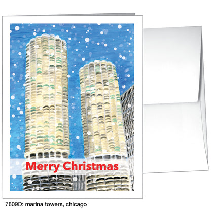 Marina Towers, Chicago, Greeting Card (7809D)