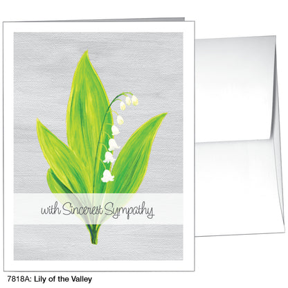 Lily Of The Valley, Greeting Card (7818A)