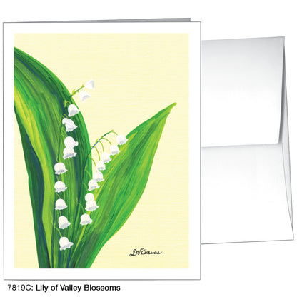 Lily Of The Valley Blossoms, Greeting Card (7819C)