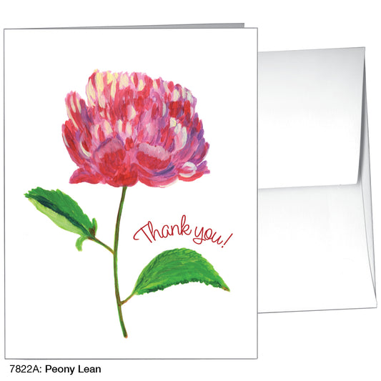 Peony Lean, Greeting Card (7822A)