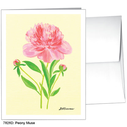 Peony Muse, Greeting Card (7826D)