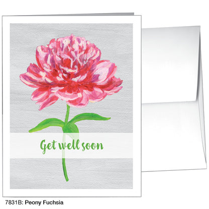 Peony Fuchsia, Greeting Card (7831B)