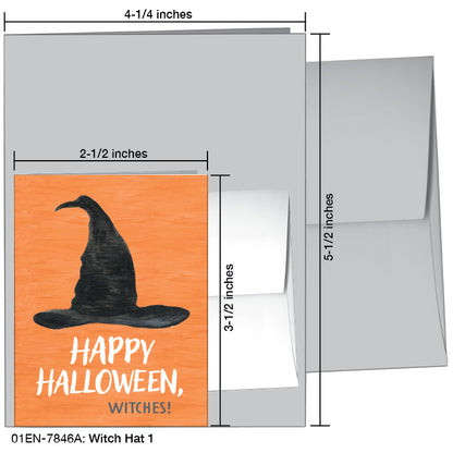 Witch Hat 1, Greeting Card (7846A)